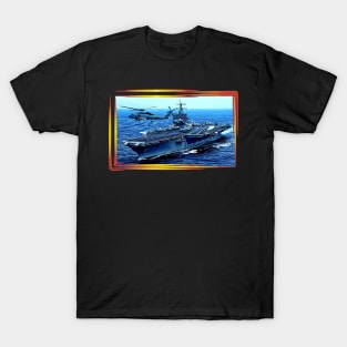 USS Enterprise Aircraft Carrier T-Shirt